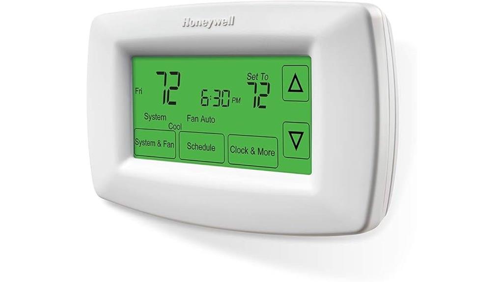 7 day touchscreen thermostat