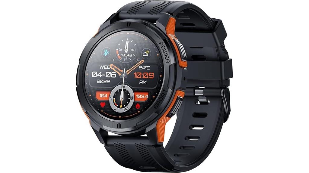 amoled bluetooth fitness watch