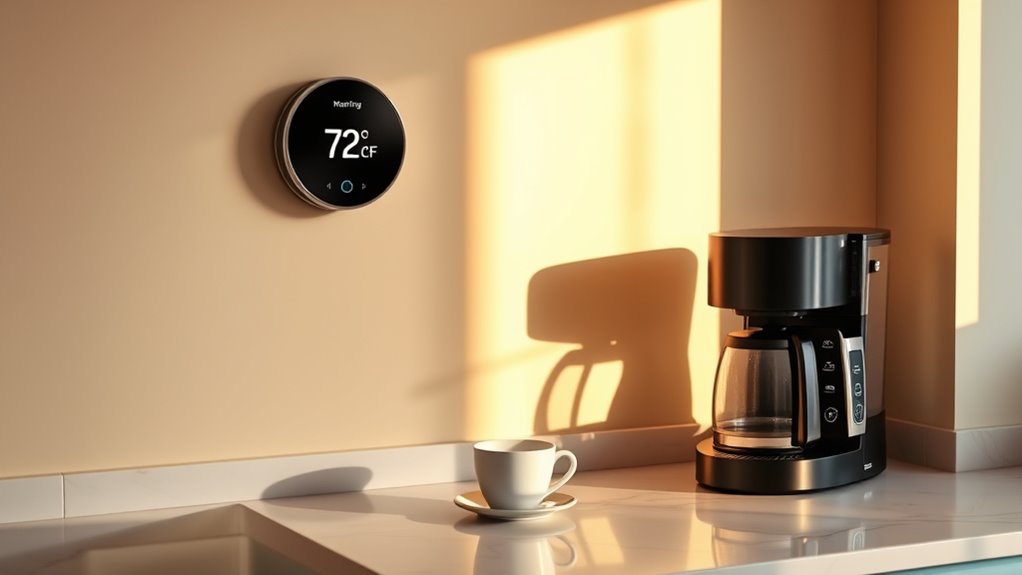 automate morning warm up