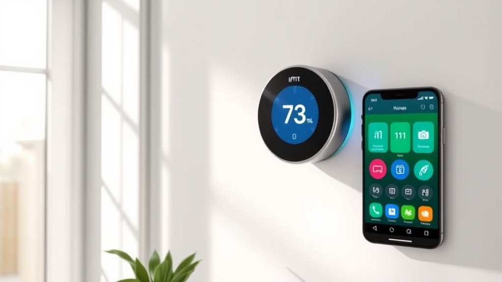 automate thermostat when away
