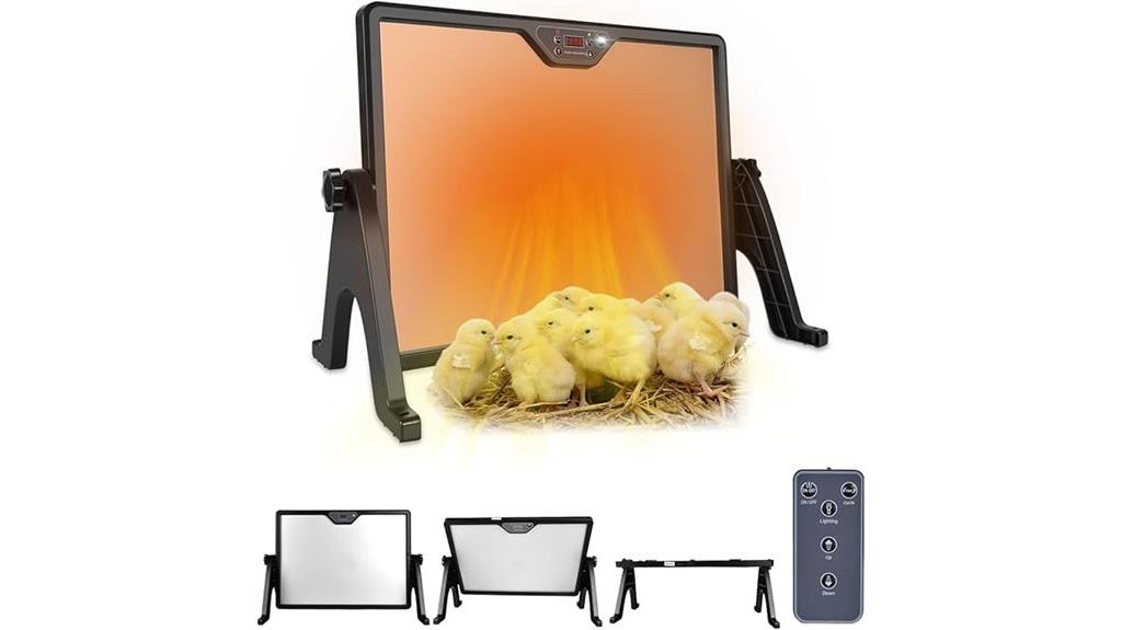 chicken coop radiant heater
