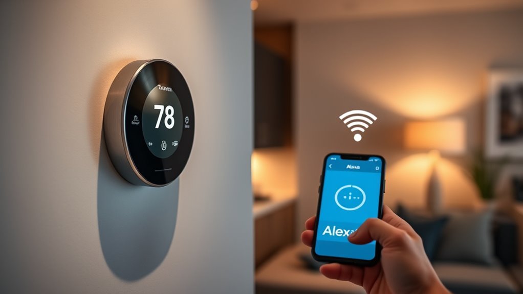 compatible alexa smart thermostats