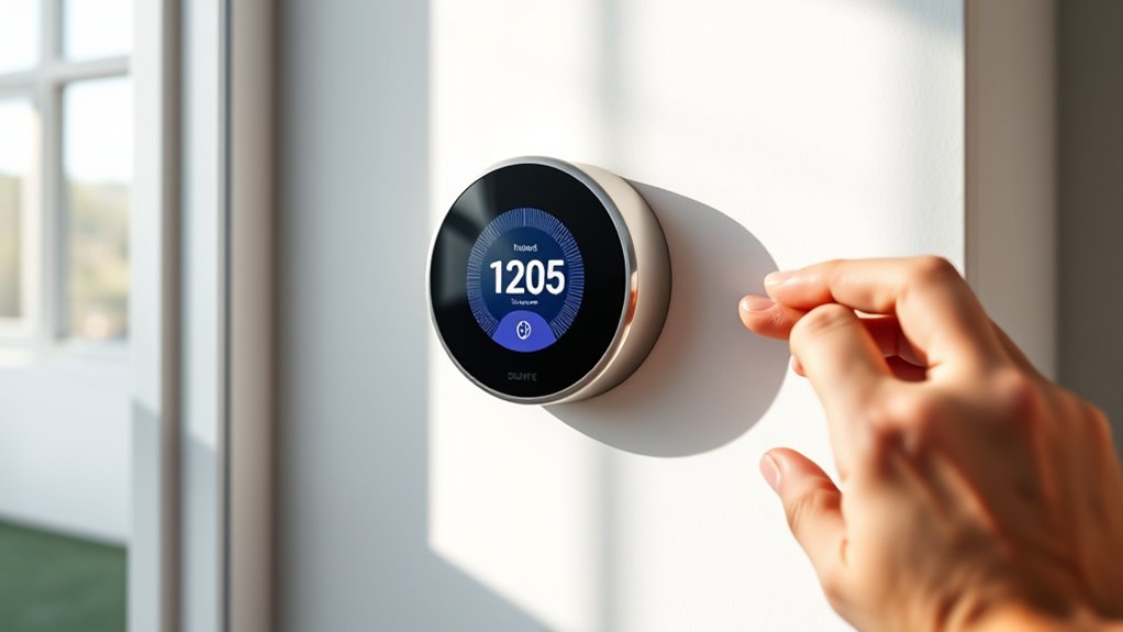 configure thermostat temperature alerts