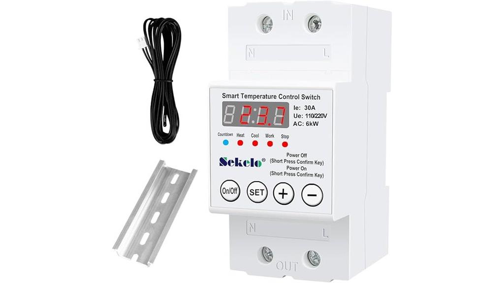 digital heating cooling thermostat