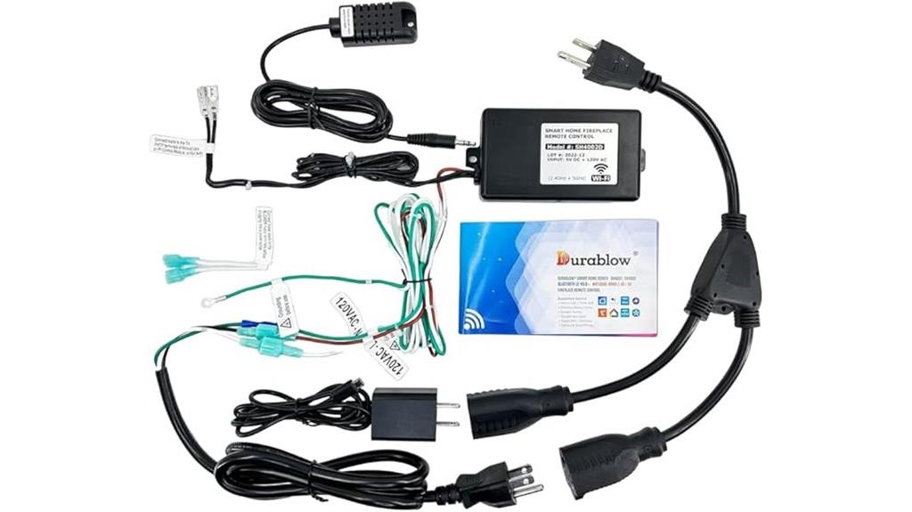 dual wifi fireplace thermostat