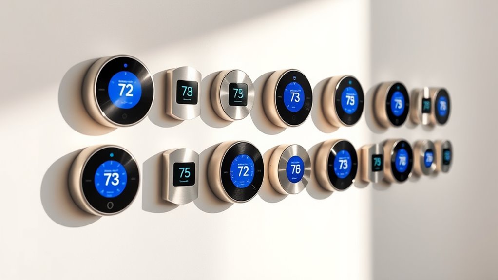 durable metal smart thermostats