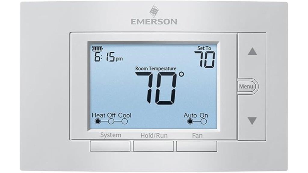 emerson programmable thermostat model