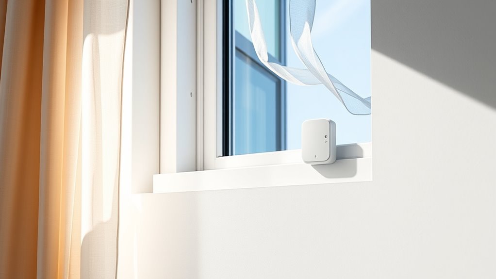 ensure unobstructed airflow around sensor