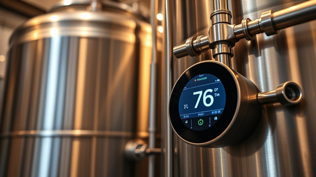 fermentation tank temperature control