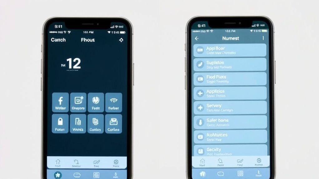 intuitive organized navigation design