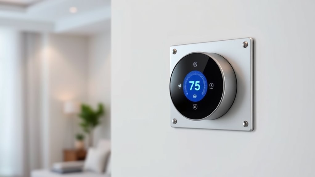 magnetic mount smart thermostats