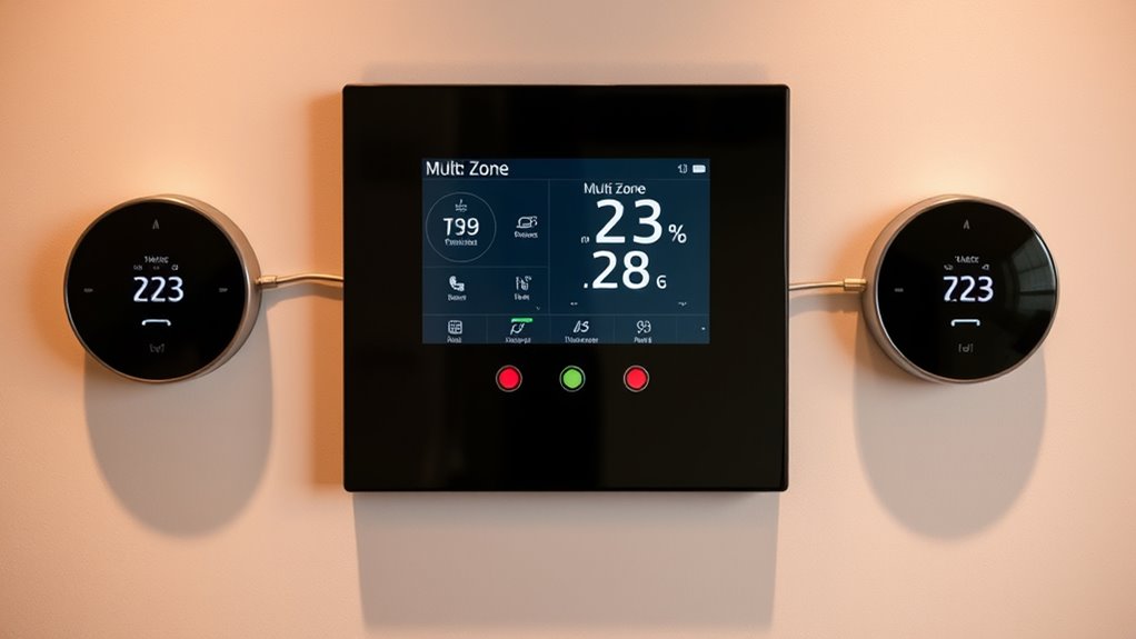 multi zone thermostat control