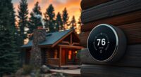 off grid cabin thermostat options