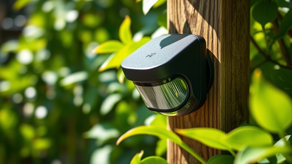 place sensor in shaded area