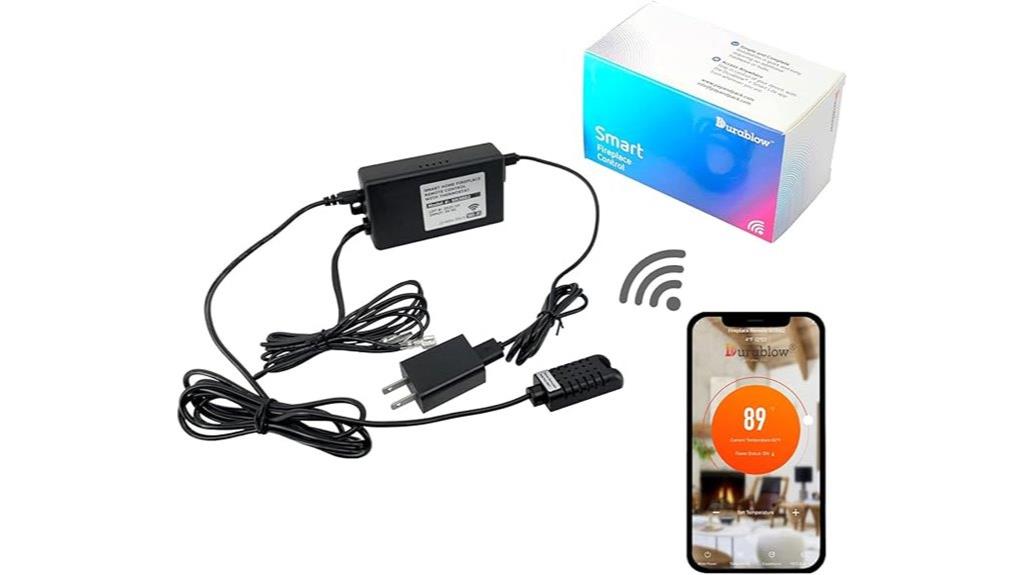 remote thermostat fireplace kit