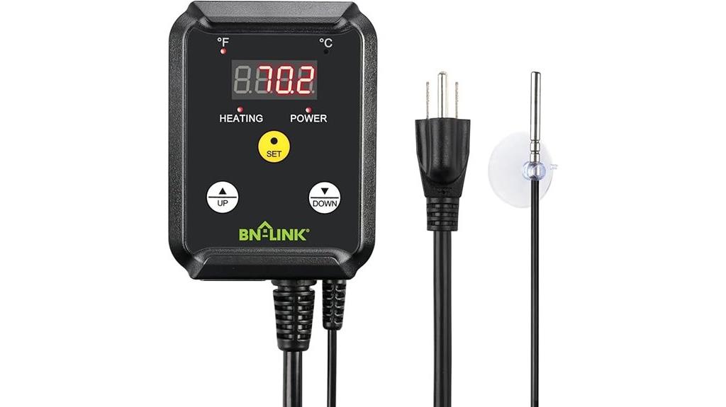 reptile incubation thermostat controller