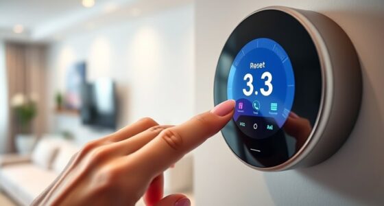 reset smart thermostat quickly
