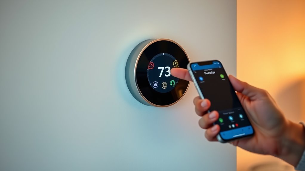 secure remote thermostat access