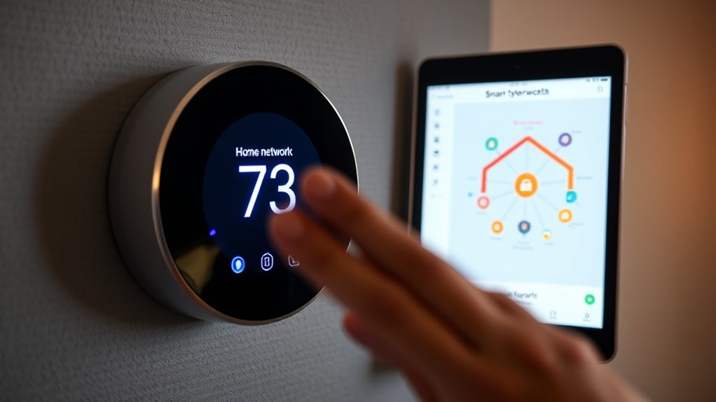 secure smart thermostat network
