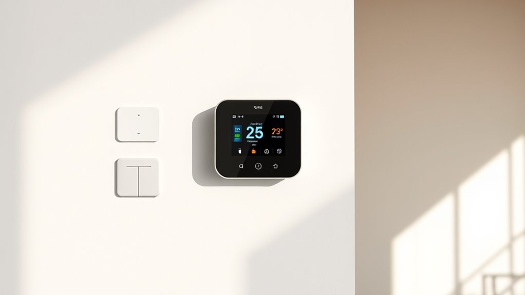 sensor integrated smart thermostat