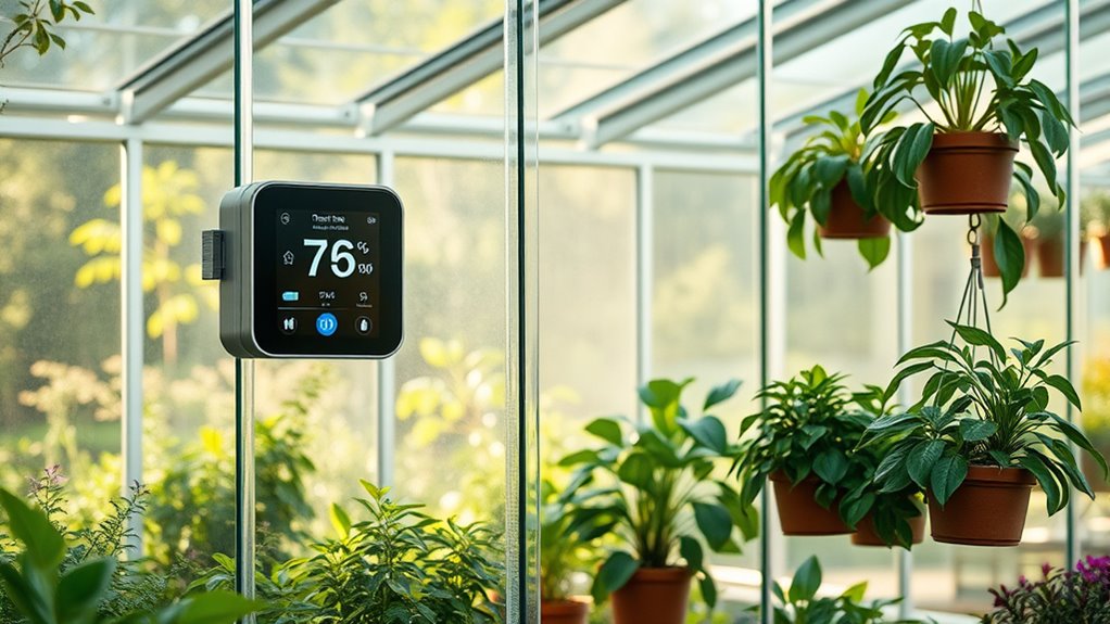 smart greenhouse thermostat integration