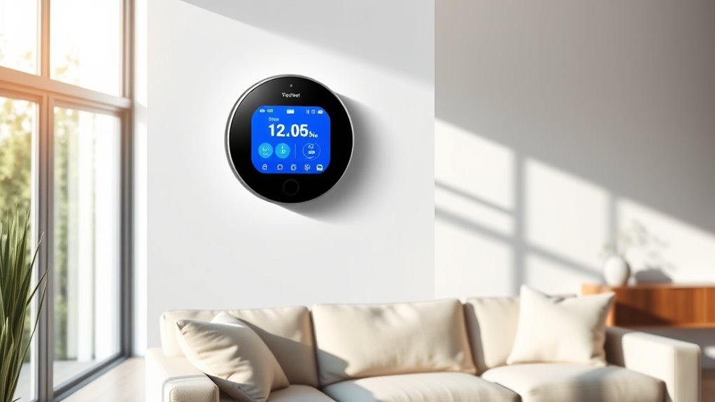 smart heat pump thermostat features