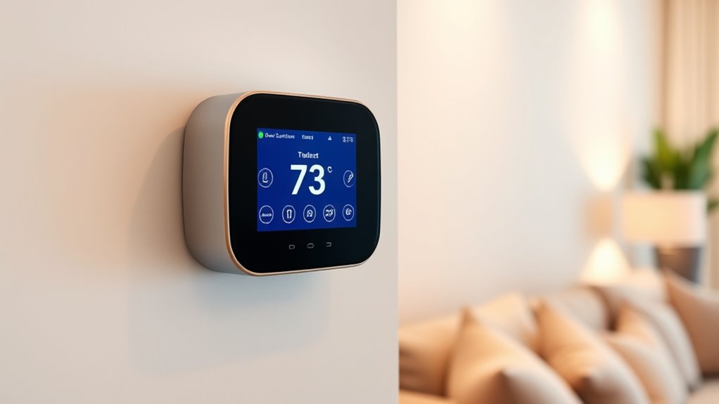 smart sleek thermostat control