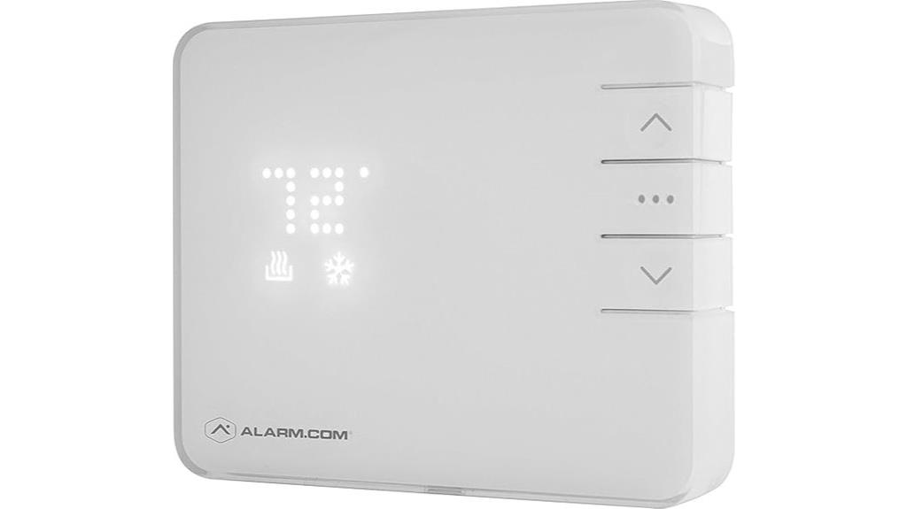 smart thermostat by alarm com