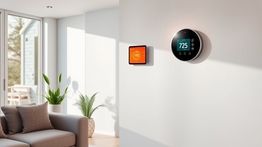 smart thermostat energy features