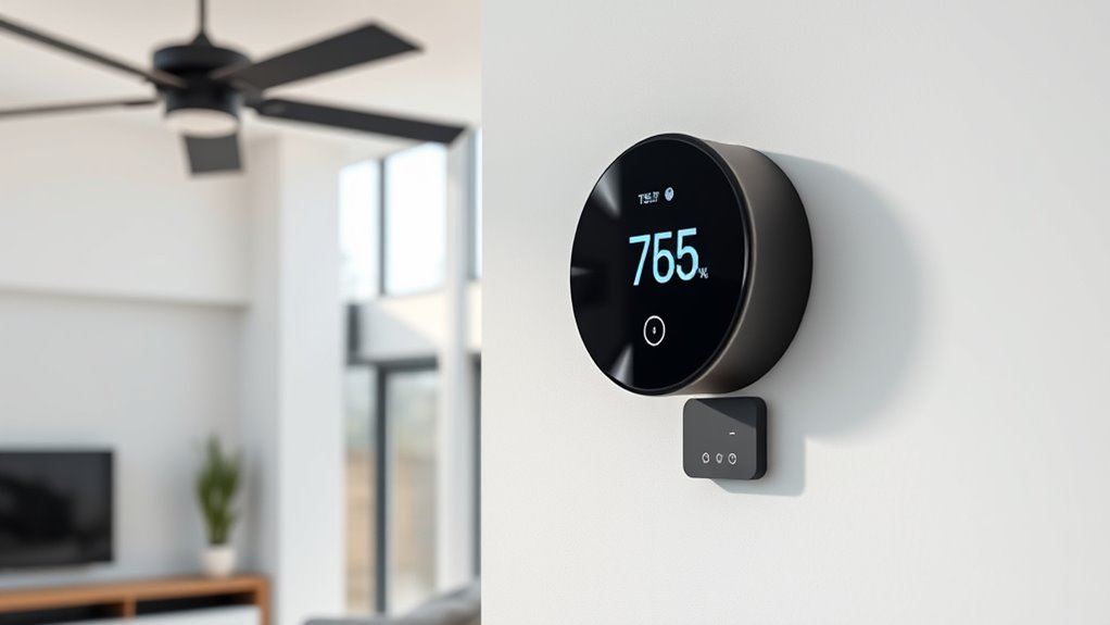 smart thermostat fan integration