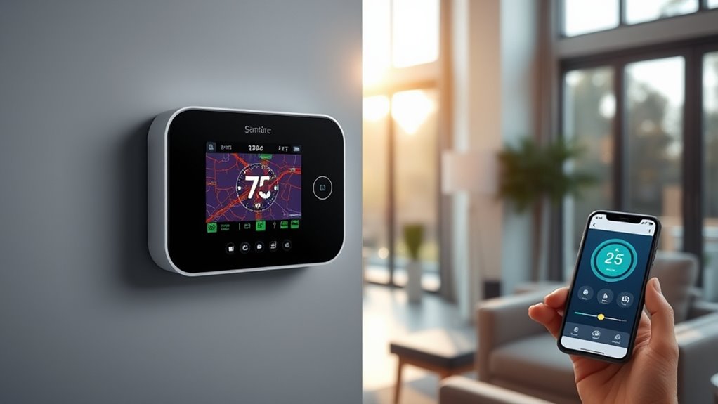 smart thermostat geolocation features