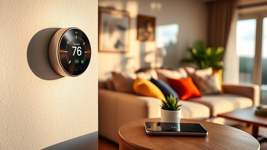 smart thermostat operates offline