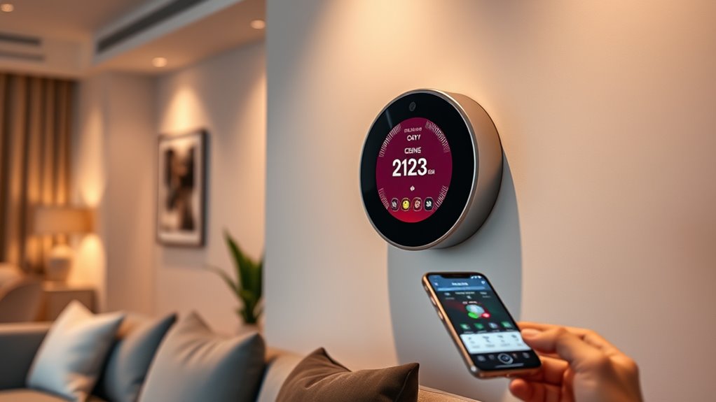 smart thermostat scene automation
