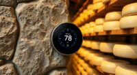 smart thermostats for cheese aging