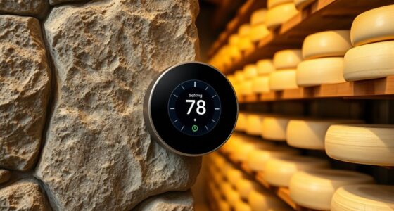 smart thermostats for cheese aging