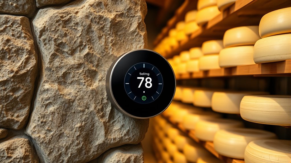 smart thermostats for cheese aging