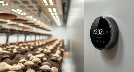 smart thermostats for mushroom farms
