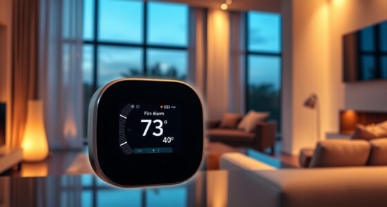 smart thermostats with fire alarms