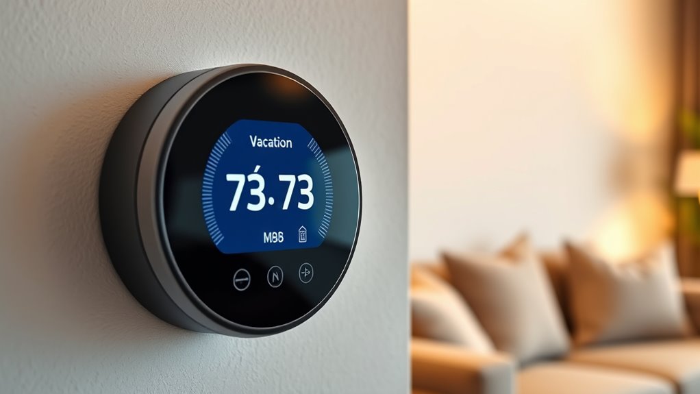 smart thermostats with vacation mode