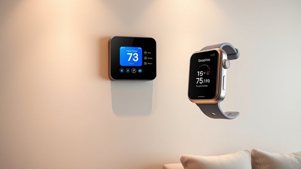 smart thermostats with watch