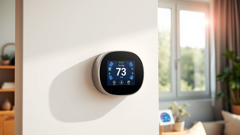 solar compatible smart thermostat