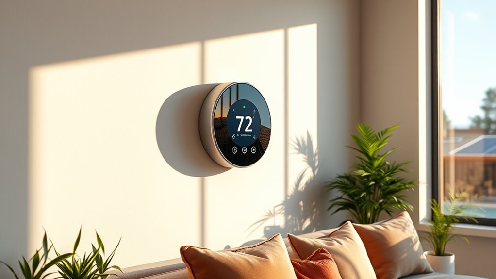 solar compatible smart thermostats
