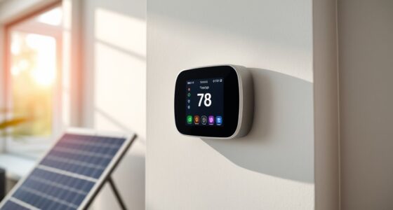 solar powered smart thermostats