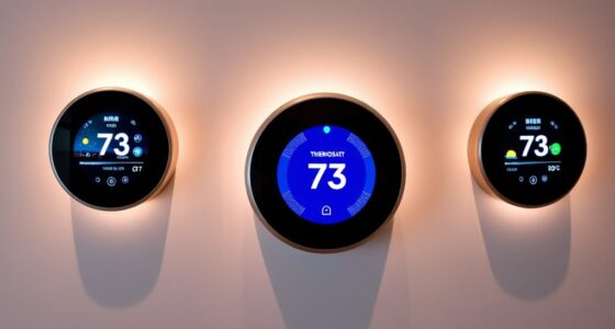 stylish color screen thermostats