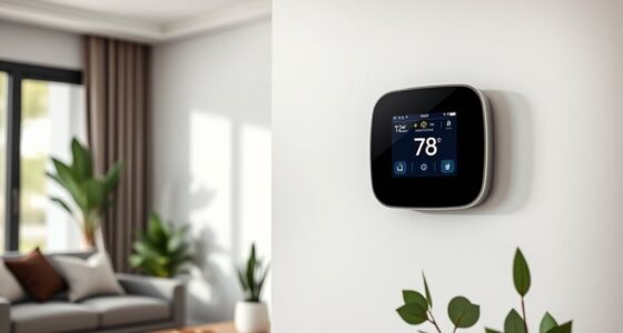 stylish touchscreen smart thermostats