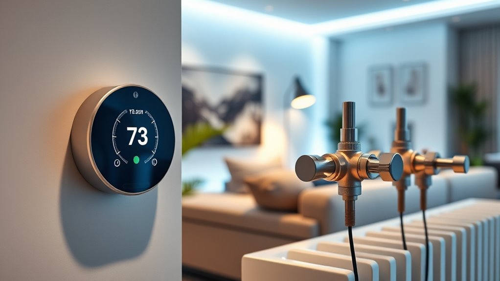 syncing thermostat with valves