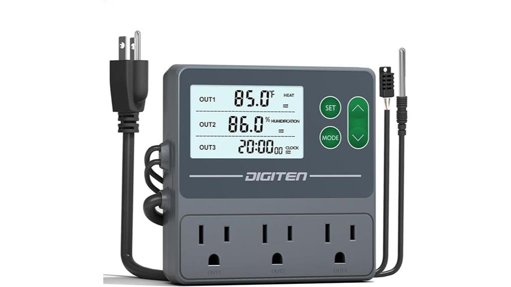 temperature and humidity timer