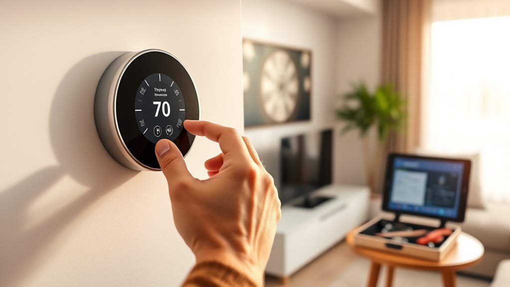 tenant smart thermostat access