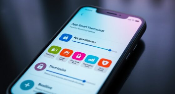 thermostat app security permissions