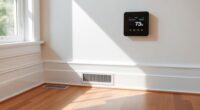 thermostat data vent control